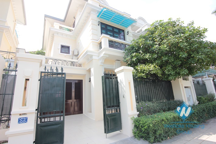 A modern and elegant villa for rent in D area Ciputra, Hanoi